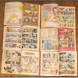 Lot de 14 Anciens Magazines Pif et Hercule Vintage
