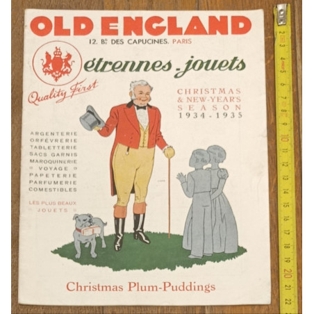 Rare - 1934 - 1935  - Ancien catalogue étrennes - jouets - Old england - Vintage
