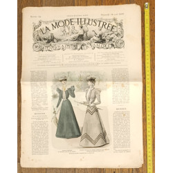 La Mode illustrée - 22 Août 1897 - N°34 - Ancien Journal - Vintage