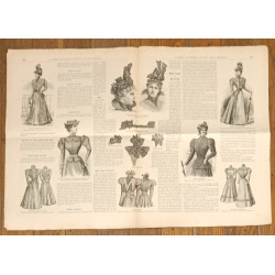 La Mode illustrée - 22 Août 1897 - N°34 - Ancien Journal - Vintage