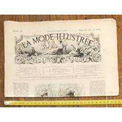 La Mode illustrée - 22 Août 1897 - N°34 - Ancien Journal - Vintage
