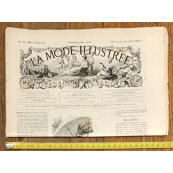 La Mode illustrée - 4 Juillet 1897 - N°27 - Ancien Journal - Vintage