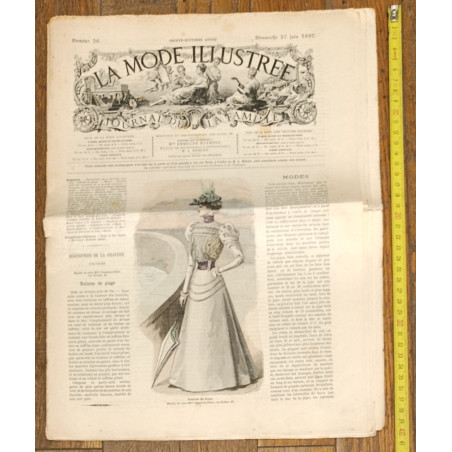 La Mode illustrée - 27 Juin 1897 - N°26 - Ancien Journal supplément - Vintage