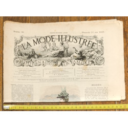 La Mode illustrée - 27 Juin 1897 - N°26 - Ancien Journal supplément - Vintage