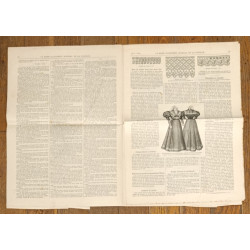 La Mode illustrée - 28 Mars 1897 - Ancien Journal supplément - Vintage