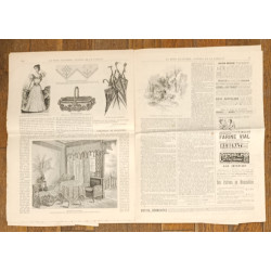 La Mode illustrée - 28 Mars 1897 - Ancien Journal supplément - Vintage