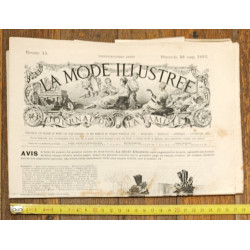 La Mode illustrée - 28 Mars 1897 - Ancien Journal supplément - Vintage