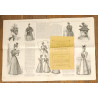 La Mode illustrée - 14 Mars 1897 - N°11 - Ancien Journal supplément - Vintage