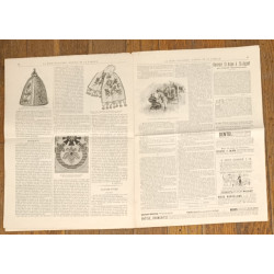 La Mode illustrée - 14 Mars 1897 - N°11 - Ancien Journal supplément - Vintage