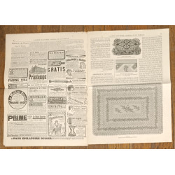 La Mode illustrée - 14 Mars 1897 - N°11 - Ancien Journal supplément - Vintage
