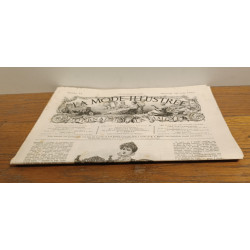 La Mode illustrée - 14 Mars 1897 - N°11 - Ancien Journal supplément - Vintage