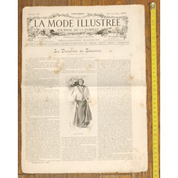 La Mode illustrée - 24 Novembre 1895 - N°47 - Ancien Journal supplément - Vintage