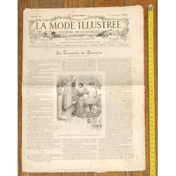 La Mode illustrée - 10 Novembre 1895 - N°45 - Ancien Journal supplément - Vintage