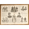 La Mode illustrée - 10 Novembre 1895 - N°45 - Ancien Journal supplément - Vintage