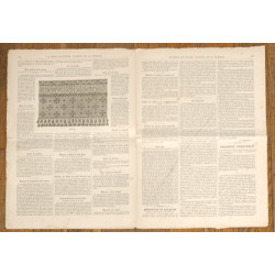 La Mode illustrée - 10 Novembre 1895 - N°45 - Ancien Journal supplément - Vintage