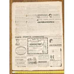 La Mode illustrée - 10 Novembre 1895 - N°45 - Ancien Journal supplément - Vintage