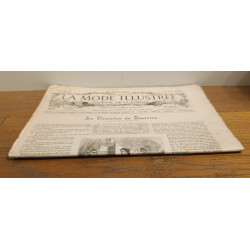La Mode illustrée - 10 Novembre 1895 - N°45 - Ancien Journal supplément - Vintage