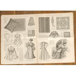 La Mode illustrée - 29 Septembre 1895 - N°39 - Ancien Journal - Vintage