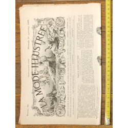 La Mode illustrée - 29 Septembre 1895 - N°39 - Ancien Journal - Vintage