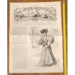 La Mode illustrée - 30 Juin 1895 - N°26 -Ancien Journal - Vintage