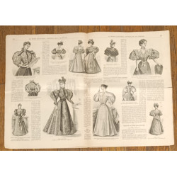 La Mode illustrée - 30 Juin 1895 - N°26 -Ancien Journal - Vintage