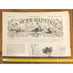 La Mode illustrée - 30 Juin 1895 - N°26 -Ancien Journal - Vintage