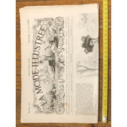 La Mode illustrée - 30 Juin 1895 - N°26 -Ancien Journal - Vintage
