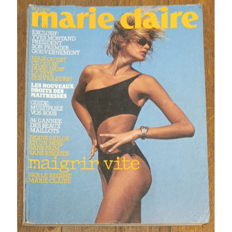 Marie Claire - Mai 1984 - N°381 - Ancien magazine Vintage