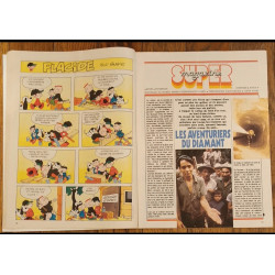 SuperJ magazine N°37 avec cadeau autocollants 1979 vintage
