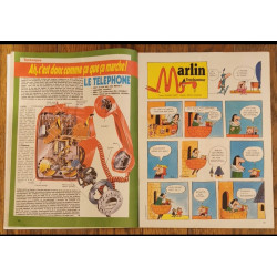 SuperJ magazine N°37 avec cadeau autocollants 1979 vintage