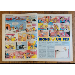 Journal de Mickey N°1695 avec Poster girafe Jackson 1984 vintage