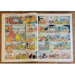 Journal de Mickey N°1695 avec Poster girafe Jackson 1984 vintage