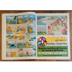 Journal de Mickey N°1695 avec Poster girafe Jackson 1984 vintage