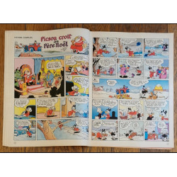 Journal de Mickey N°1695 avec Poster girafe Jackson 1984 vintage