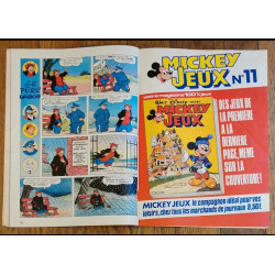 Journal de Mickey N°1695 avec Poster girafe Jackson 1984 vintage