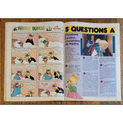 Journal de Mickey N°1695 avec Poster girafe Jackson 1984 vintage