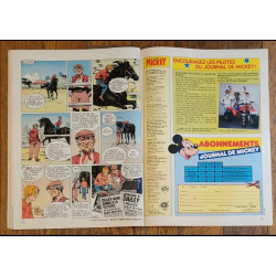 Journal de Mickey N°1695 avec Poster girafe Jackson 1984 vintage