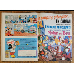Journal de Mickey N°1695 avec Poster girafe Jackson 1984 vintage