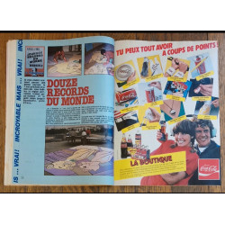 Journal de Mickey N°1610 avec Fiches animaux 1983 vintage