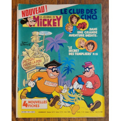 Journal de Mickey N°1621 avec Fiches animaux 1983 vintage