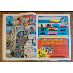 Journal de Mickey N°1621 avec Fiches animaux 1983 vintage