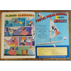 Journal de Mickey N°1621 avec Fiches animaux 1983 vintage