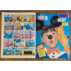 Journal de Mickey N°1621 avec Fiches animaux 1983 vintage