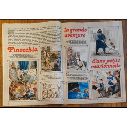 Journal de Mickey N°1604 avec Poster géant Pinocchio 1983 vintage
