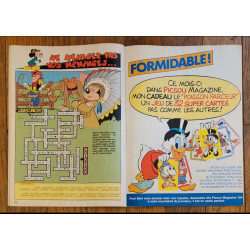 Journal de Mickey N°1604 avec Poster géant Pinocchio 1983 vintage