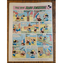 Journal de Mickey N°1604 avec Poster géant Pinocchio 1983 vintage