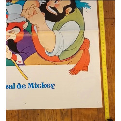 Journal de Mickey N°1604 avec Poster géant Pinocchio 1983 vintage