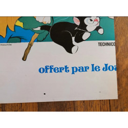 Journal de Mickey N°1604 avec Poster géant Pinocchio 1983 vintage