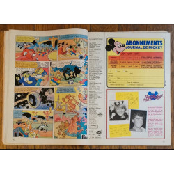 Journal de Mickey N°1676 avec cadeau Transfert Mickey 1984 vintage