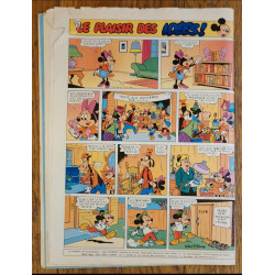 Journal de Mickey N°1676 avec cadeau Transfert Mickey 1984 vintage